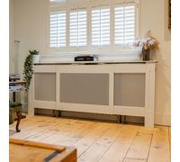 Jack Stonehouse White Diamond Mdf Radiator Cover - Adjustable -140-204Cm (W) X 81.5Cm (H) X 19Cm (D)