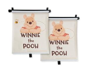 Jack Stonehouse Winnie The Pooh Disney 2X Officially Licensed Roller Blind Car Window Shade Set Kids Sun Shade Uv Protection - Fits Most Vehicles