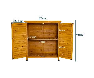 Jack Stonehouse Wooden Garden Storage Shed - Small