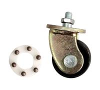 Jack Swivel Caster Wheel 2 Ton Capacity, Metal Universal Replacement Part for Horizontal Floor Jacks, 2.68x1.57x1.57 inch