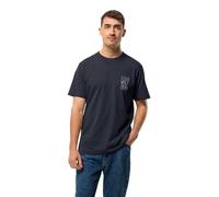 Jack Wolfskin Men’s organic cotton T-shirt Jack Tent T-Shirt Men L blue night blue