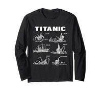 Jack Thayer III Drawing Sinking of Titanic Souvenir Long Sleeve T-Shirt