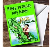 Jack & The Beanstalk Customised Birthday Greetings Card- Birthday Cards/Children's Birthday Cards | Birthday Card | Children's Birthday Card | Birthday Card for Kids