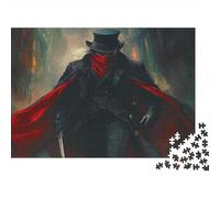 Jack The Ripper 1000 Pieces Challenge Jigsaw Puzzle for Adults Victorian England Impossible Puzzle Educational Games Home Decoration Puzzle Multi Colour 1000pcs (75x50cm)