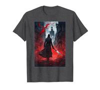 Jack The Ripper Graphic T-Shirt, Men, Dark Heather Grey, 3X-Large