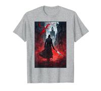 Jack The Ripper Graphic T-Shirt, Men, Heather Grey, Medium