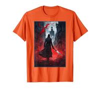 Jack The Ripper Graphic T-Shirt, Men, Orange, Medium