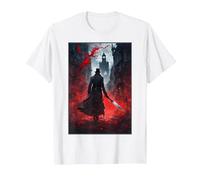Jack The Ripper Graphic T-Shirt, Men, White, 6X-Large