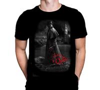 Jack The Ripper Mens Tshirt Halloween Gothic Horror Print, Black Graphic T-Shirt, Movie Poster Tee