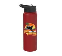 Jack Tripper Dancing Plant Head Funny Three's Company Party Stainless Steel Insulated Water Bottle