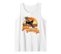 Jack Tripper Dancing Plant Head Funny Three's Company Party Tank Top