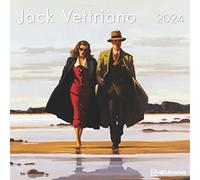 Jack Vettriano 2024 - Wall Calendar - Brochure Calendar - 30 x 30-30 x 60 Open - Art Calendar