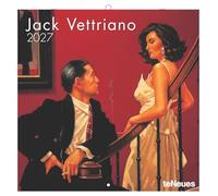 Jack Vettriano 2027: Wandkalender 30x30 cm (30x60 cm geöffnet), Kunstkalender mit Meisterwerken des zeitgenössischen Künstlers