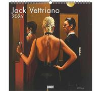 Jack Vettriano Deluxe Calendar 2026 - Art - Month To View