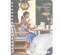 Jack Vettriano Diary 2027: Buchkalender 17x22 cm - Wochenplaner mit Kunstwerken von Vettriano, Schutzcover, internationalen Feiertagen & preforierten Notizzetteln für Kunstliebhaber