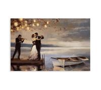 Jack Vettriano Twilight Romance Canvas Poster Bedroom Decor Sports Landscape Office Room Decor Gift Unframe-style 08x12inch(20x30cm)