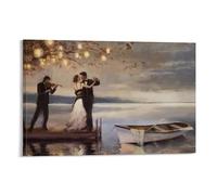 Jack Vettriano Twilight Romance Prints Posters Canvas Wall Art Oil Paintings Deco 08x12inch(20x30cm)