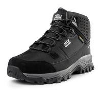 Jack Walker Men's Walking Boots - Genuine Suede Leather & Durable Upper Mesh Material with Memory Foam Insole, Hydroguard Waterproof, Lightweight, Breathable Trekking & Hiking Footwear JW3007 (7 UK)
