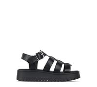 Jack Wills Gladiator Sandals Womens Black 4 UK