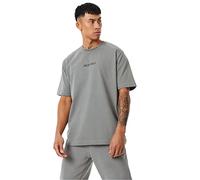 Jack Wills Men Jacquard T-Shirt Washed Khaki Large