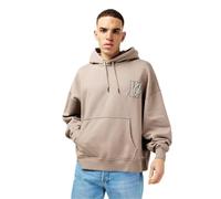 Jack Wills Mens Drawstring Kangaroo Pocket Hoodie Moon Rock L