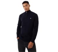 Jack Wills Mens Funnel Neck Half Zip Jumper Black XL