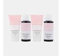 Jack Wills Womens 4pc Bath Gift Set Rose Peach