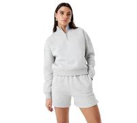 Jack Wills Womens Astbury Boyfriend Shorts Grey Marl XXS