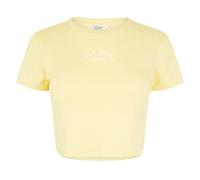 Jack Wills Womens Cropped Baby T-Shirt Buttercream 6