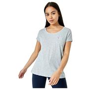 Jack Wills Womens Fullford Pocket T-Shirt Grey Marl XS
