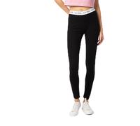 Jack Wills Womens Logo Waistband Leggings Black/White M