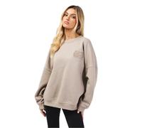 Jack Wills Womens Oversized Crew Taupe 10