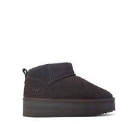 Jack Wills Womens Platform Snug Boots Chocolate 6