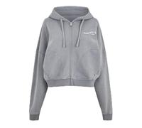 Jack Wills Womens Washed Zip Hoodie Grey Washed 8