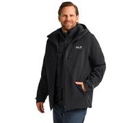 Jack Wolfskin 3-in-1 ski jacket with RECCO® tracking system men Flowline 3in1 Jacket Men L black black