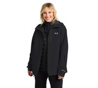 Jack Wolfskin 3-in-1 ski jacket with RECCO® tracking system women Flowline 3in1 Jacket Women S black black