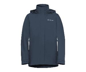 Jack Wolfskin A60333 Women's Rotwand 3 in 1 Jacket Colour: C0412 Midnight Sky, Size: S