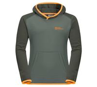 Jack Wolfskin Active Hooded Sweatshirt Hedge Green 116
