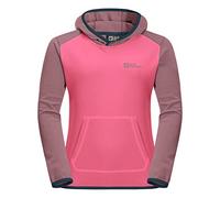 Jack Wolfskin Active Hoody K Hooded Sweatshirt, Pink Lemonade, 128 cm