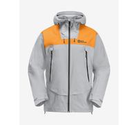 Jack Wolfskin Alpspitze Pro 3L RECCO Hooded Jacket Light Grey - M