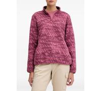 JACK WOLFSKIN Big Sky zipped patterned sweatshirt - Purple M-L