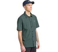 Jack Wolfskin Breathable T-shirt with UV protection men Norbo S/S Shirt Men XL check sago palm CHECK sago palm