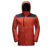 Jack Wolfskin Brecon Range Raining Jacket Men's Raining Jacket - Mexican Pepper, Small