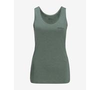 Jack Wolfskin Crosstrail sleeveless forest green women's t-shirt. - L
