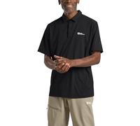 Jack Wolfskin Men's Delgami Polo M T-Shirt, Black, L