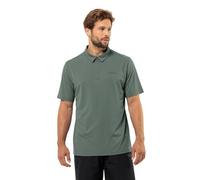 Jack Wolfskin Men's Delgami Polo M T-Shirt, Hedge Green, S