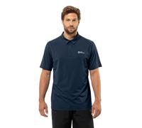 Jack Wolfskin Men’s short sleeved polo shirt Delgami Polo Men M blue night blue
