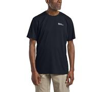Jack Wolfskin Men's Delgami S/S M T-Shirt, Black, M