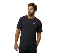 Jack Wolfskin Delgami Short Sleeve T-shirt Black L Man