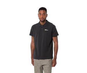 Jack Wolfskin Essential Polo M, Black, S